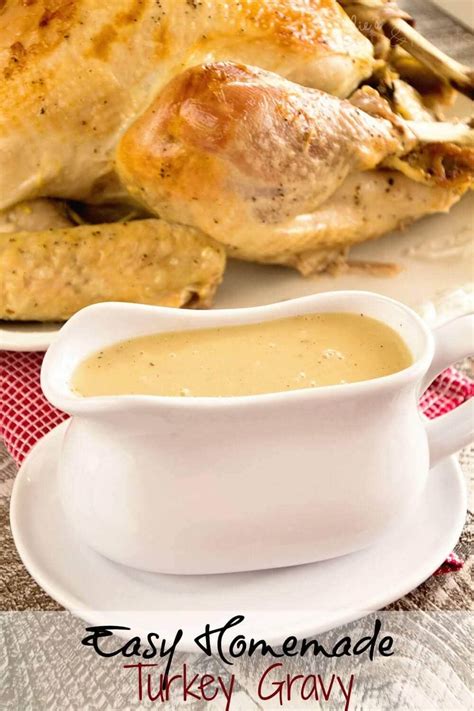 Homemade Turkey Gravy Recipe 